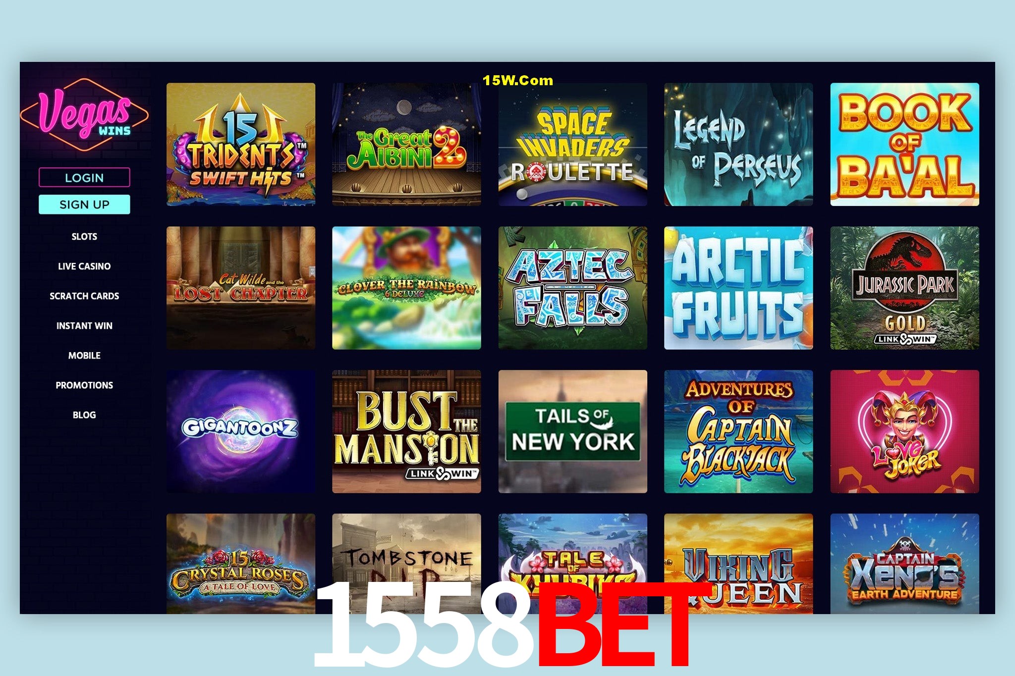 Game Providers 1558Bet